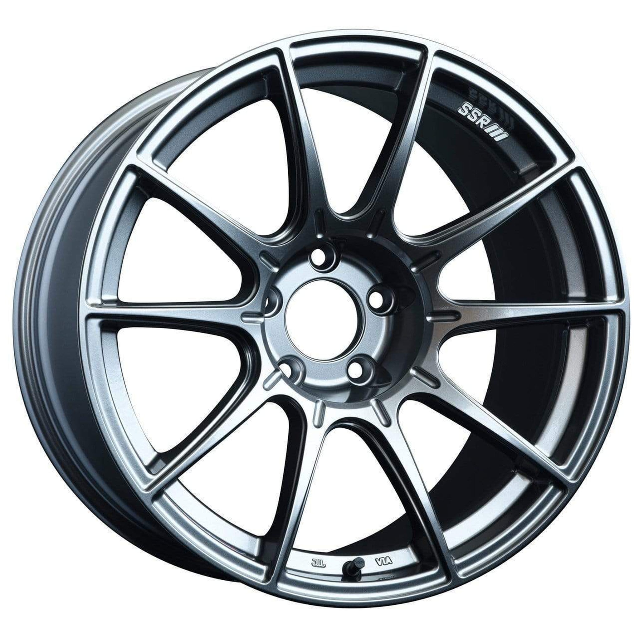 SSR GTX01 17x9 5x114.3 38mm Offset Dark Silver Wheel