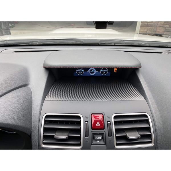 Sticker Fab 3D Carbon Center Instrument Panel Dash Trim Subaru WRX