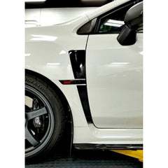 Sticker Fab Fender Upper and Lower Overlays (Gloss Black) WRX / STI 2015-2021