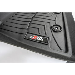 Sticker Fab Toyota "GR86" Emblems for Weathertech Floor Mats (Single) 2022+