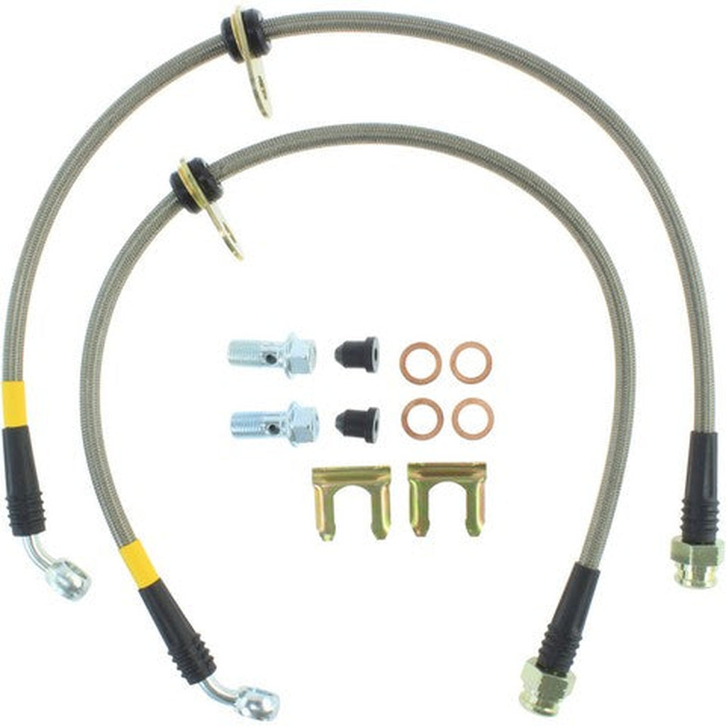 StopTech Stainless Steel Rear Brake Lines Subaru WRX 2008-2021 – Import ...