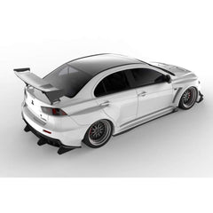 StreetFighter LA Full Wide Body Kit FRP Mitsubishi EVO X 2008-2015