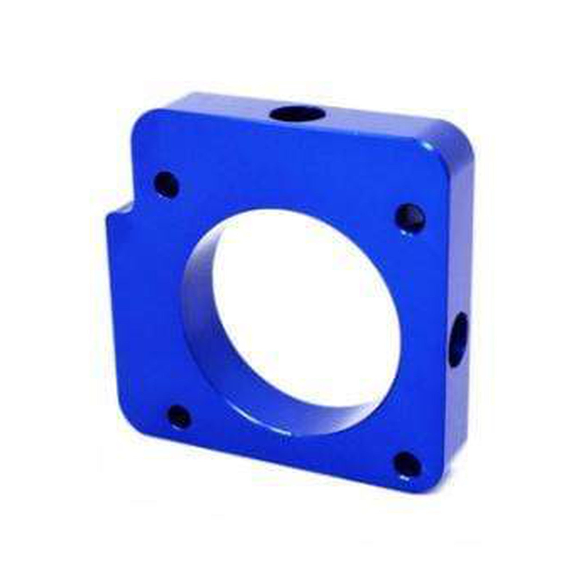 Torque Solution Throttle Body Spacer (Blue) Subaru WRX 2006-2014 / STI 2004-2015 | TS-TBS-027BU