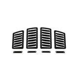 Verus Small and Large Slanted Hood Louvers Black Subaru BRZ / Toyota GT86 2013-2020 | A0065A-BLK