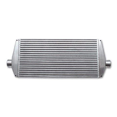 Vibrant Air to Air Intercooler with End Tanks 18in Wx6.5in Hx3.25in thick 2.5in in/out