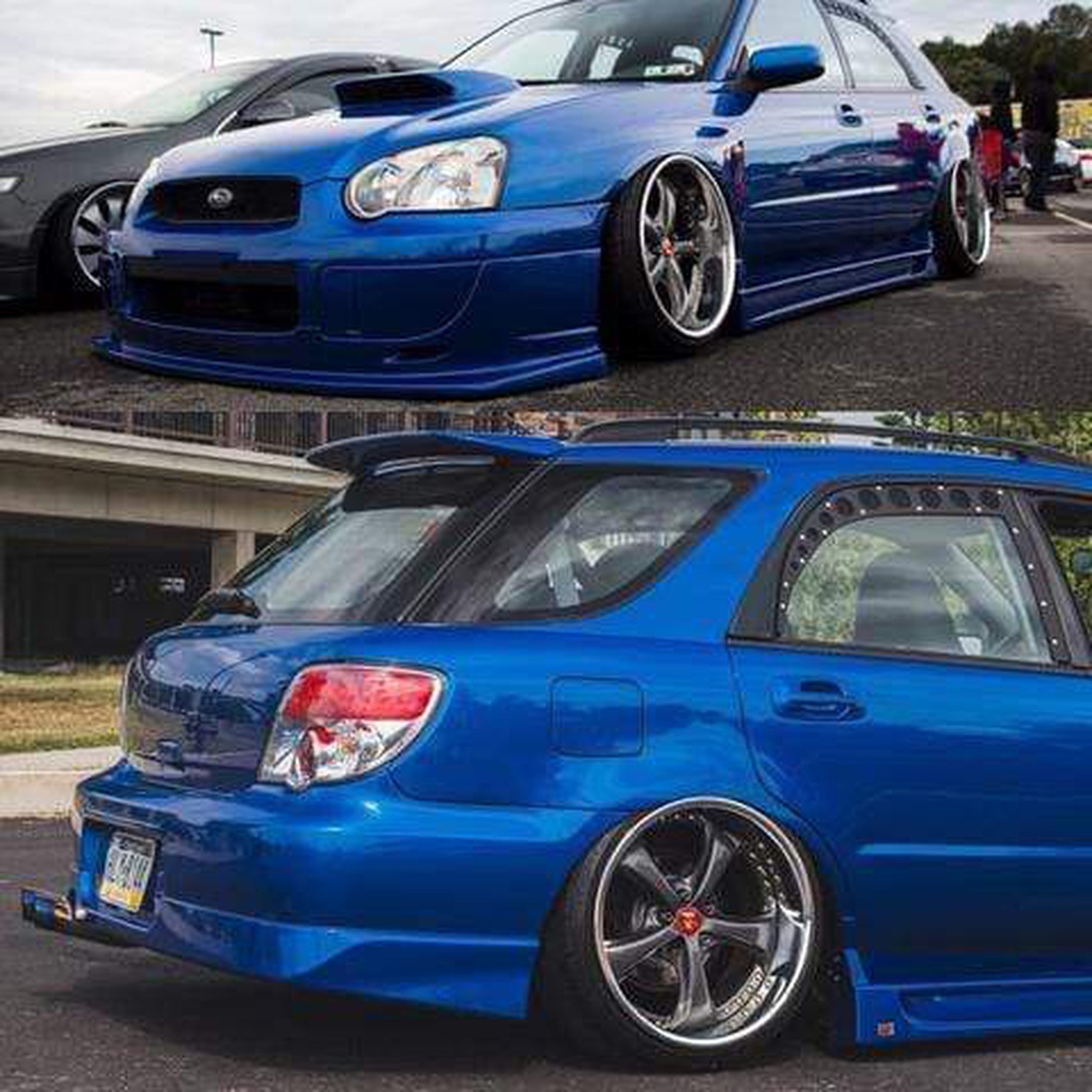 Visual Autowerks Rear Window Vents Subaru WRX 2002-2007 Wagon