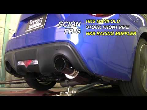 HKS Hi-Power Single Cat Back Exhaust Subaru BRZ / Scion FR-S / Toyota 86 2013-2024 | 32016-BT002