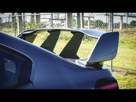 Noble OE STI Style Spoiler (Crystal White Pearl) Subaru WRX / STI 2015-2021