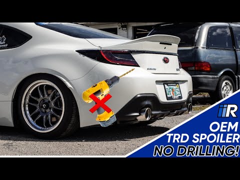 Toyota TRD GR Unpainted Trunk Spoiler Subaru BRZ 2022-2024 / Toyota GR86 2022-2024 | MS342-18008-NP