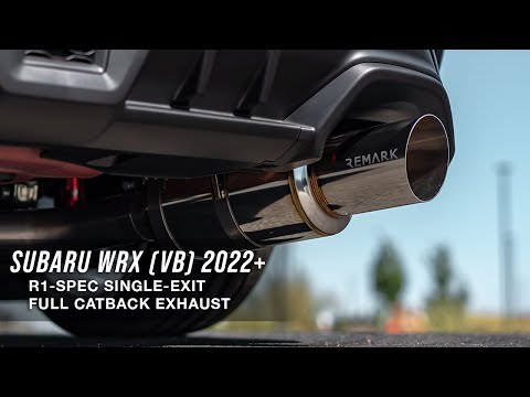 Remark R1-Spec Cat Back Exhaust Titanium Subaru WRX 2022-2024 | RK-C1076S-03T