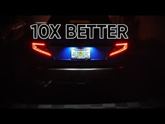 Noble LED License Plate Housings - BRZ WRX STI Outback Legacy Impreza Forester Crosstrek Ascent