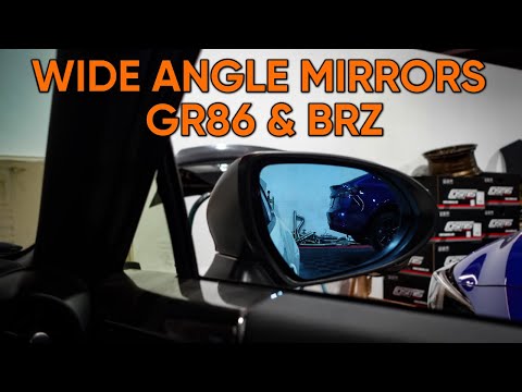 Noble NBS Heated Wide Angle Blue Mirrors Subaru BRZ Toyota GR 86 2022-2024