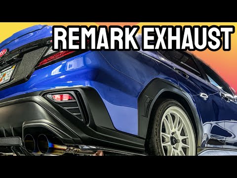 Remark Stainless Double Wall 3.5in Tips Axleback Exhaust Subaru WRX 2022-2024 | RO-TSVB-D