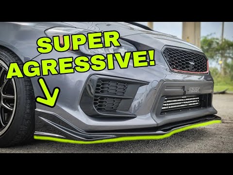 Noble Carbon Fiber JDM Style Front Lip - 2015-2021 Subaru WRX / STI