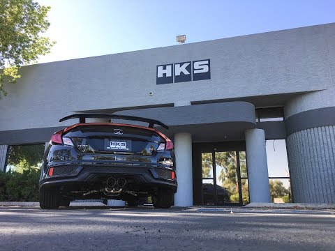 HKS Hi-Power Cat Back Exhaust Honda Civic SI Coupe 2017-2021 | 31006-BH001