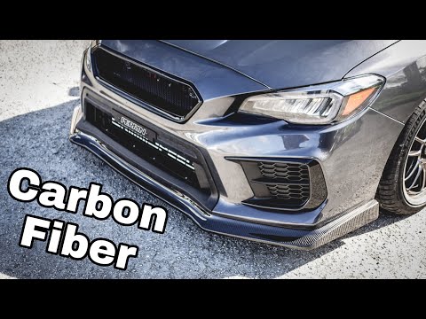 Noble CS Style Carbon Fiber Front Lip Subaru WRX 18-21 / STI 18-21